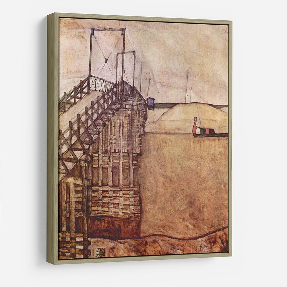 The Bridge by Egon Schiele HD Metal Print - Canvas Art Rocks - 8