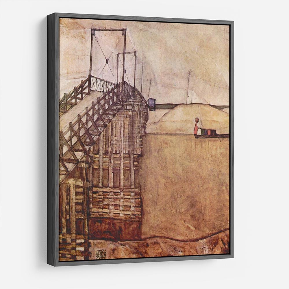 The Bridge by Egon Schiele HD Metal Print - Canvas Art Rocks - 9