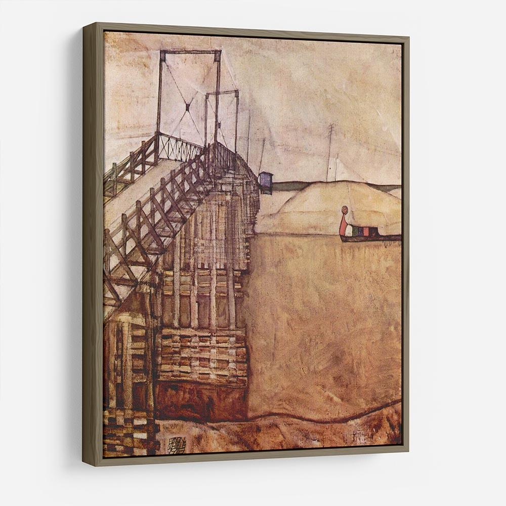 The Bridge by Egon Schiele HD Metal Print - Canvas Art Rocks - 10
