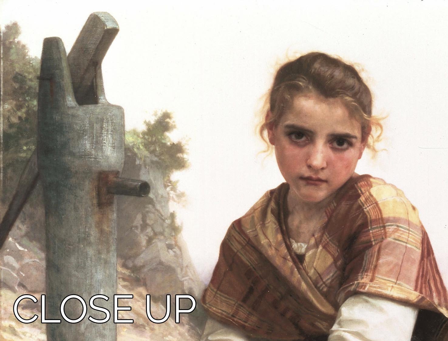 The Broken Pitcher By Bouguereau 3 Split Panel Canvas Print - Canvas Art Rocks - 3