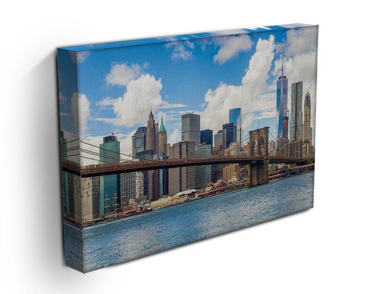 The Brooklyn Bridge Canvas Print or Poster - Canvas Art Rocks - 3
