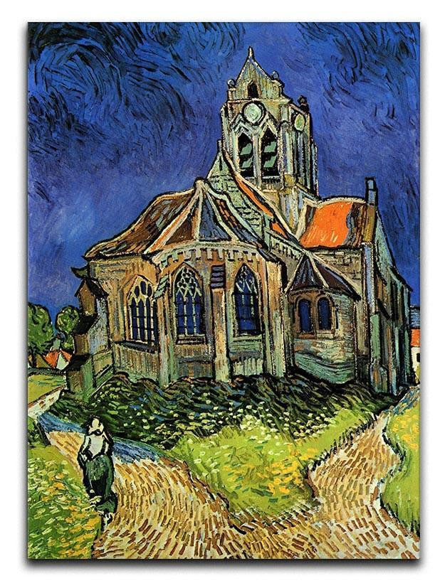 The Church at Auvers by Van Gogh Canvas Print & Poster  - Canvas Art Rocks - 1