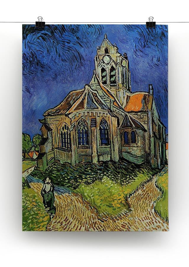 The Church at Auvers by Van Gogh Canvas Print & Poster - Canvas Art Rocks - 2