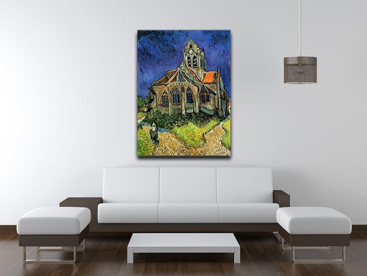 The Church at Auvers by Van Gogh Canvas Print & Poster - Canvas Art Rocks - 4