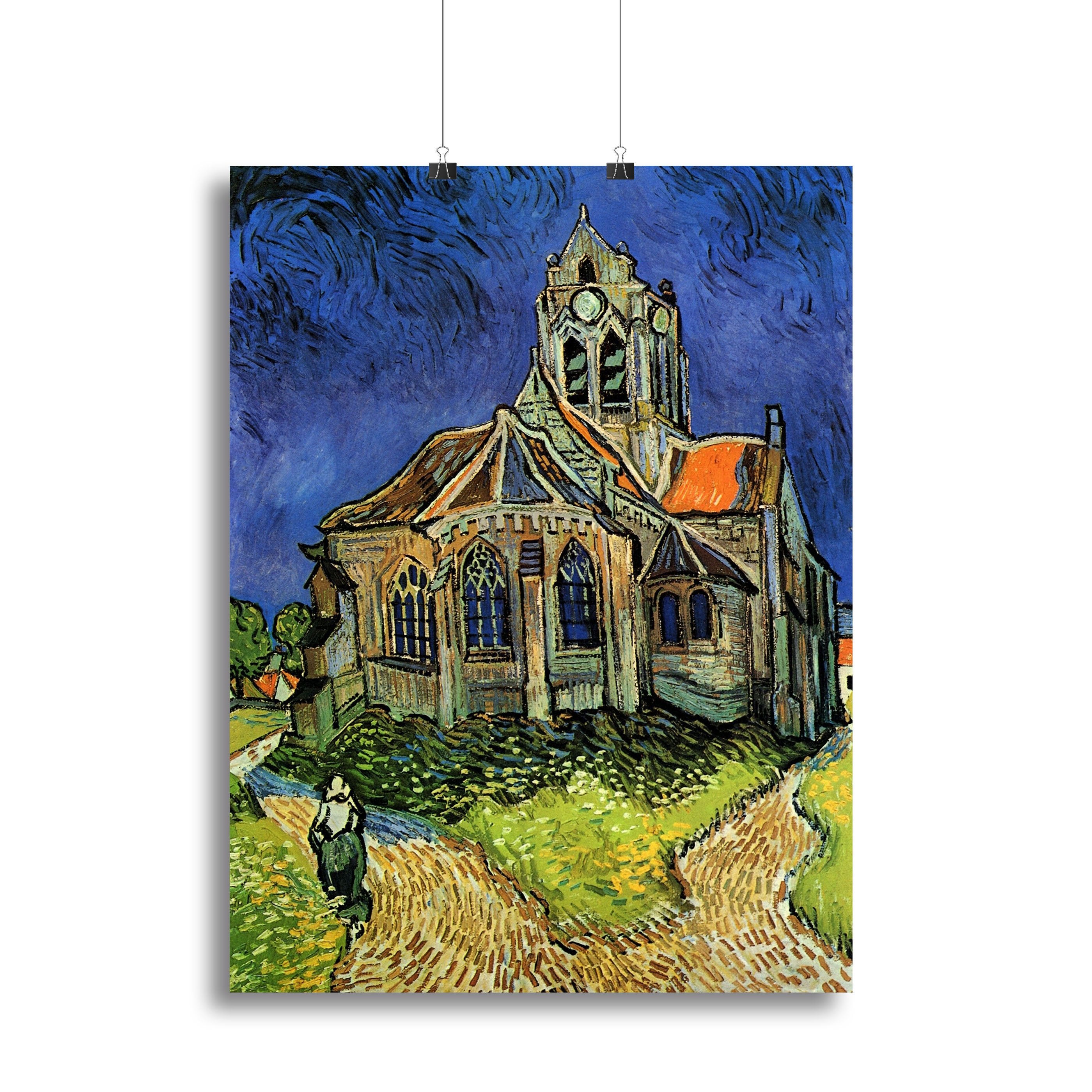 The Church at Auvers by Van Gogh Canvas Print or Poster