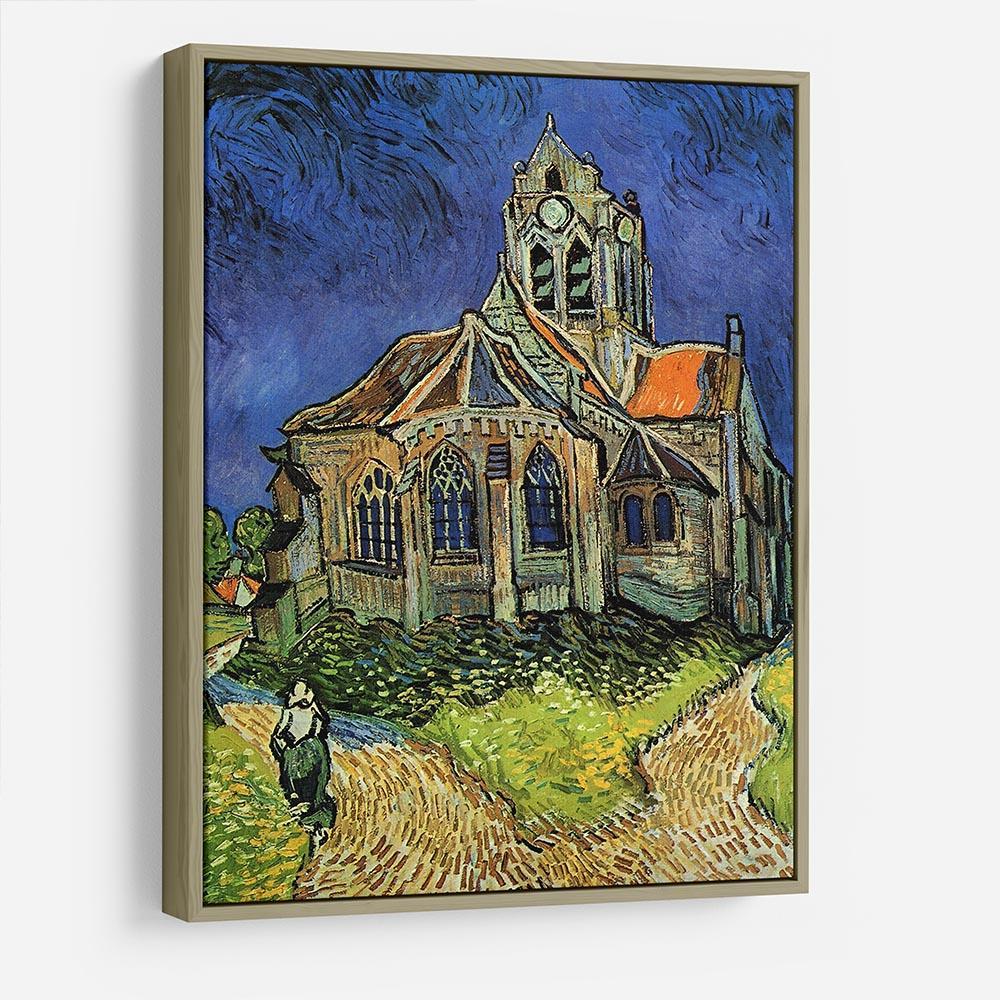 The Church at Auvers by Van Gogh HD Metal Print