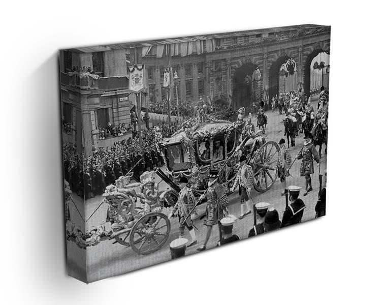 The Coronation of King George VI Kings coach Canvas Print or Poster - Canvas Art Rocks - 3