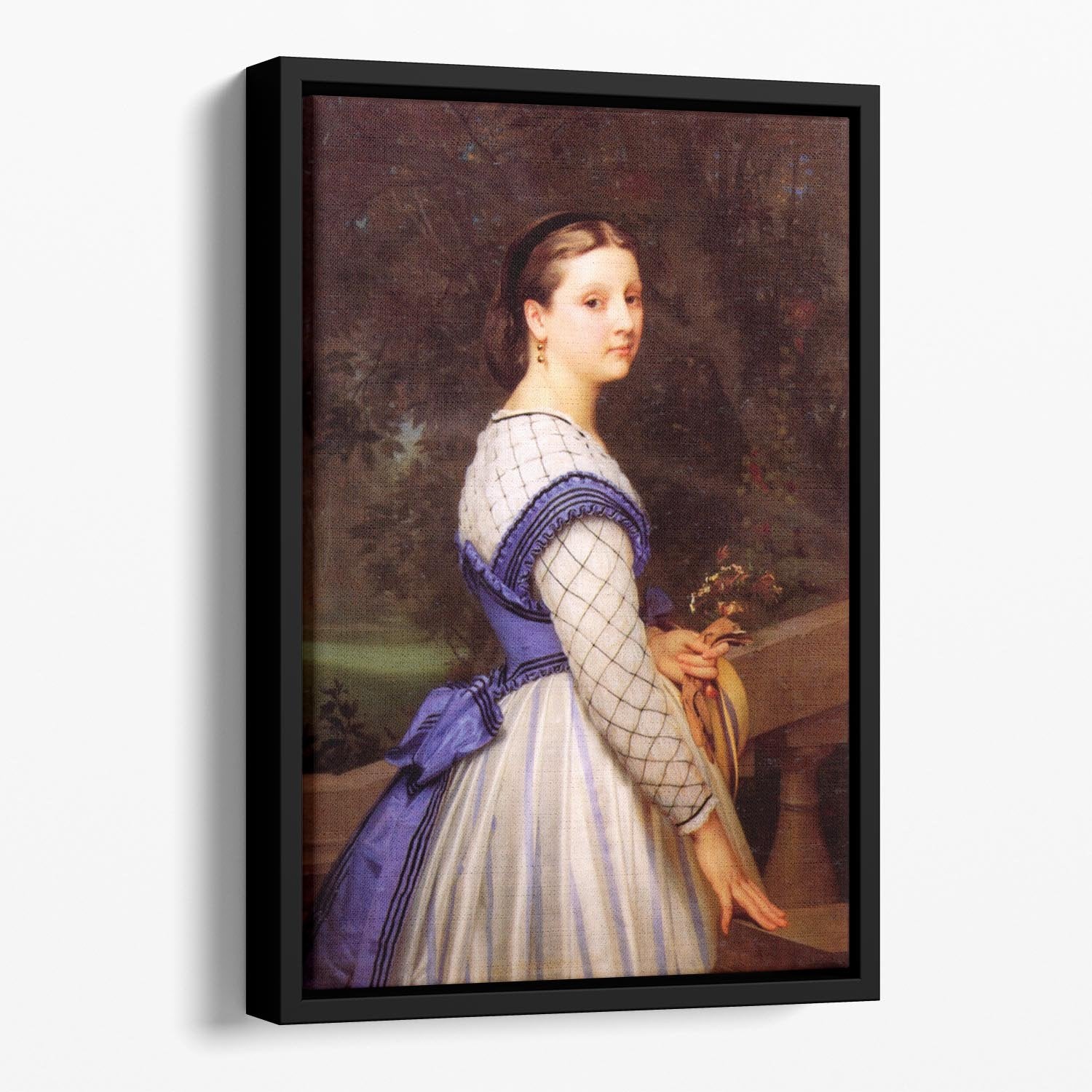 The Countess de Montholon By Bouguereau Floating Framed Canvas