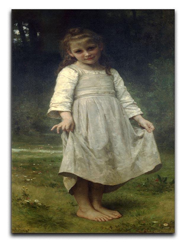The Curtsey By Bouguereau Canvas Print or Poster  - Canvas Art Rocks - 1