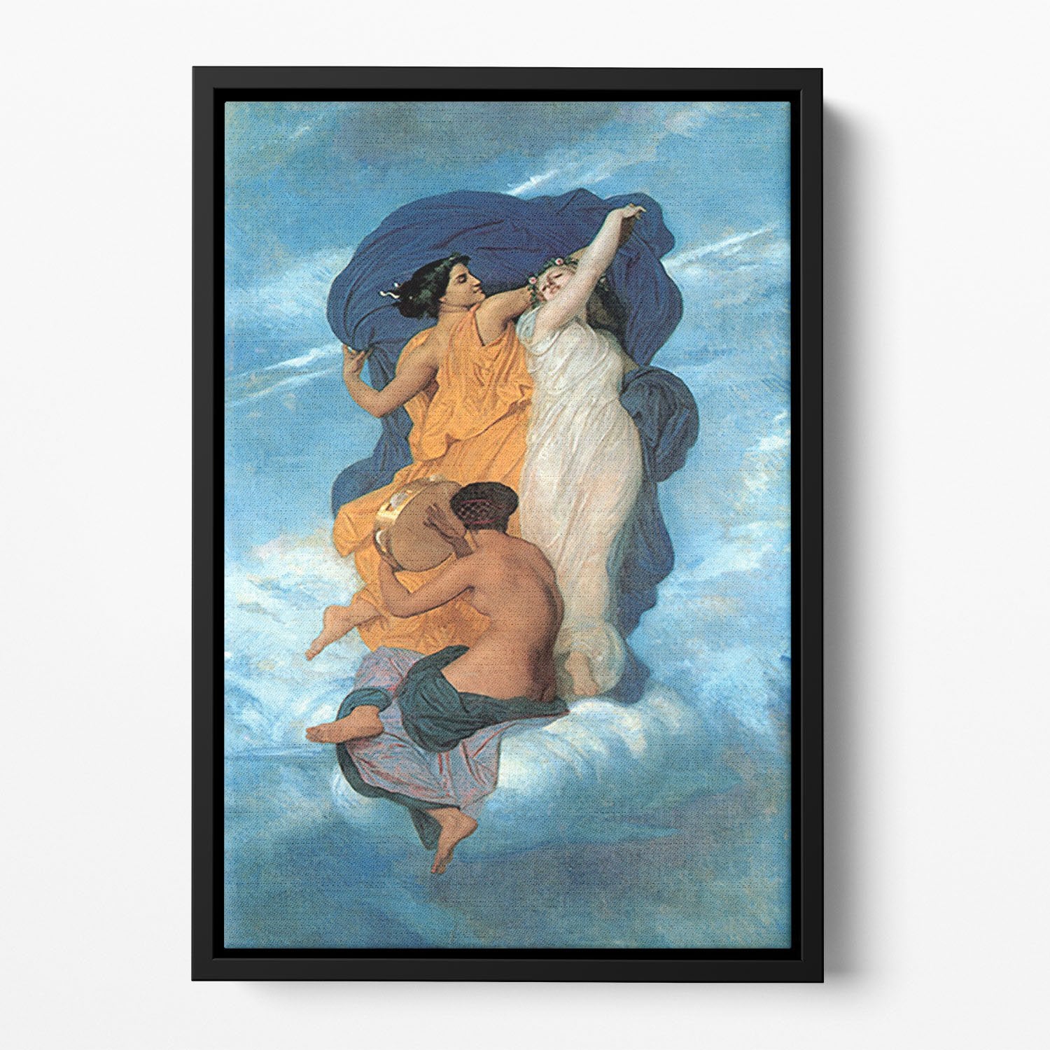 The Dance By Bouguereau Floating Framed Canvas