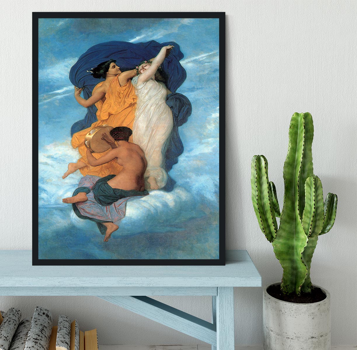 The Dance By Bouguereau Framed Print - Canvas Art Rocks - 2