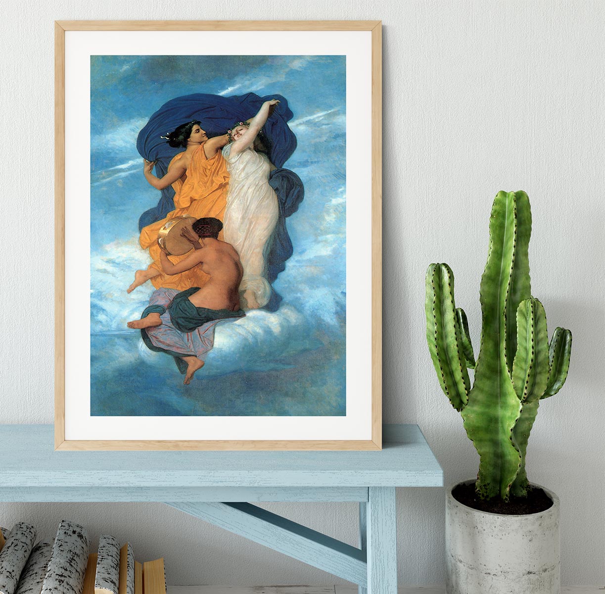 The Dance By Bouguereau Framed Print - Canvas Art Rocks - 3