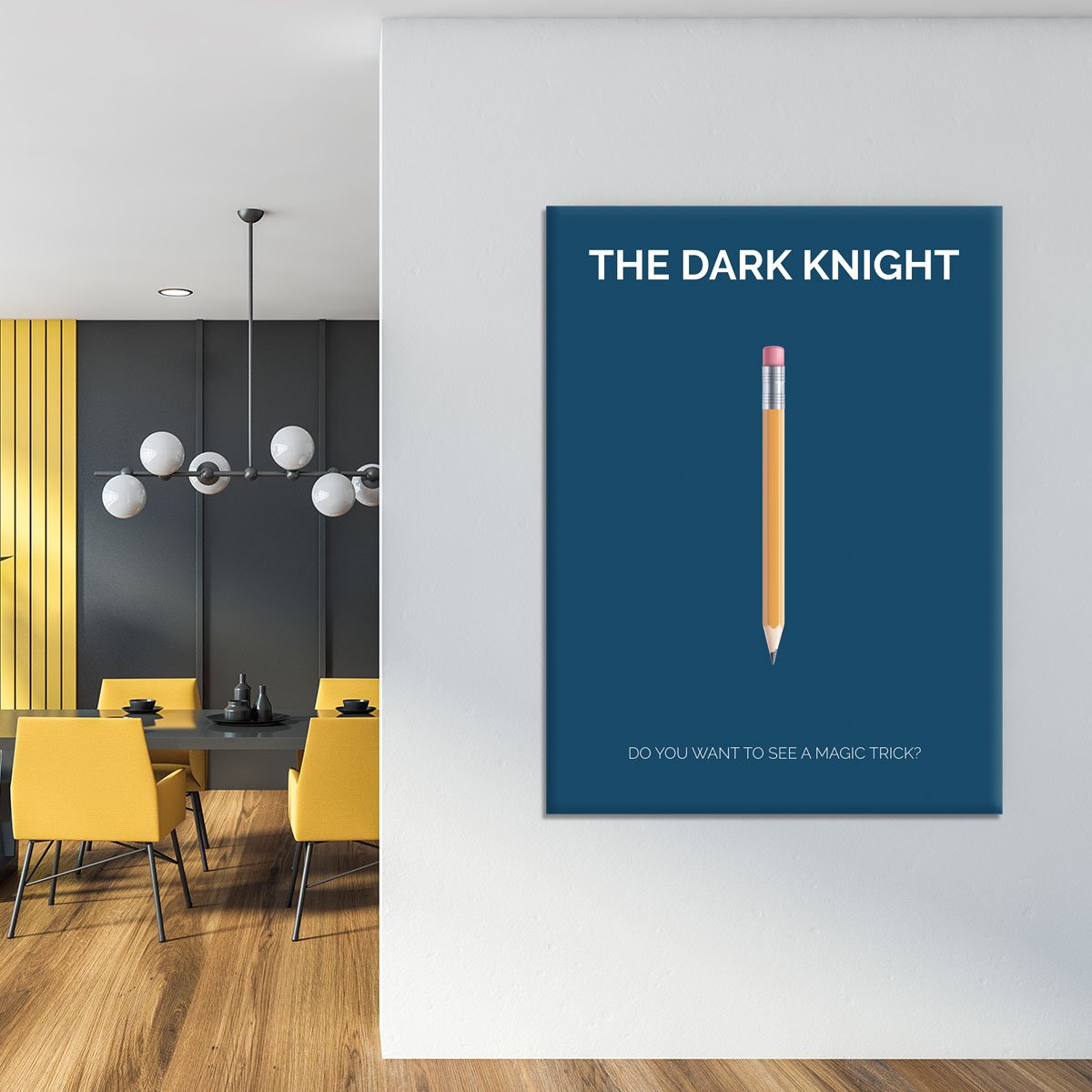 The Dark Knight Minimal Movie Canvas Print or Poster
