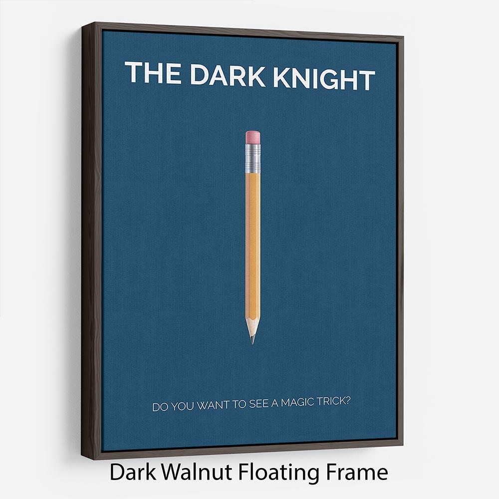 The Dark Knight Minimal Movie Floating Frame Canvas - Canvas Art Rocks - 5