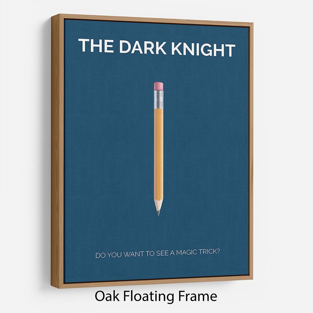 The Dark Knight Minimal Movie Floating Frame Canvas - Canvas Art Rocks - 9