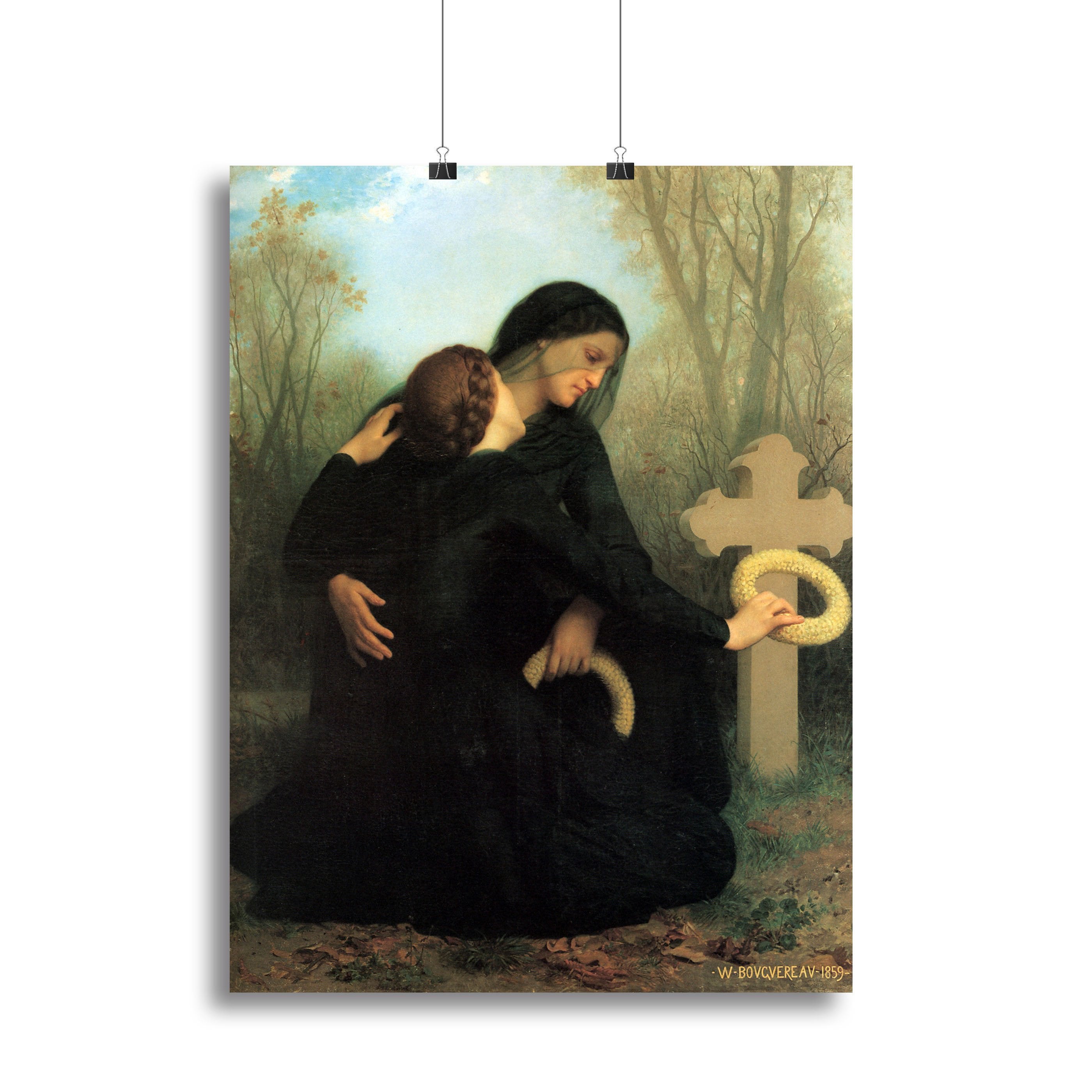The Day of the Dead By Bouguereau Canvas Print or Poster