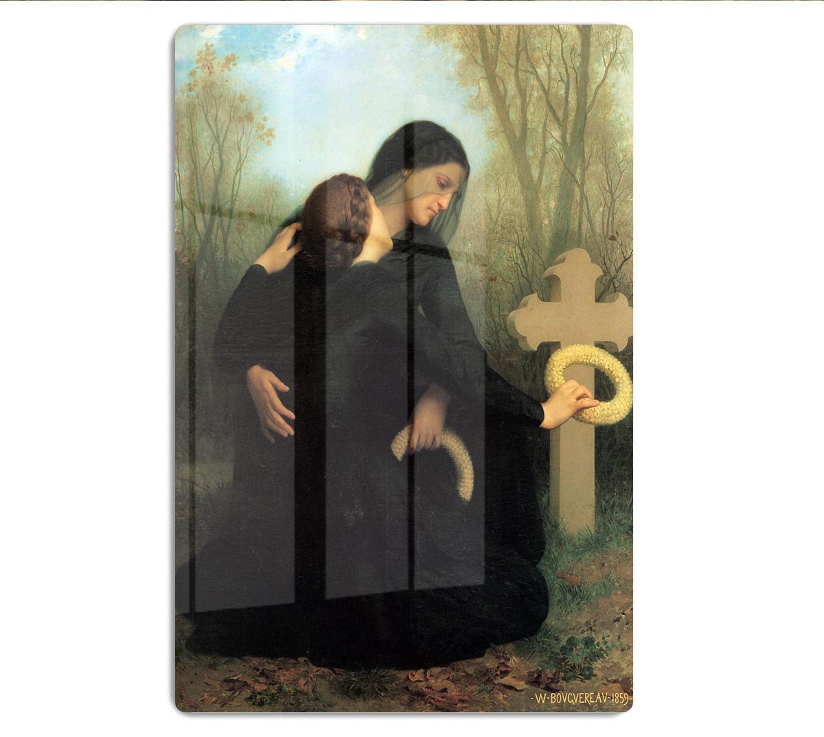 The Day of the Dead By Bouguereau HD Metal Print