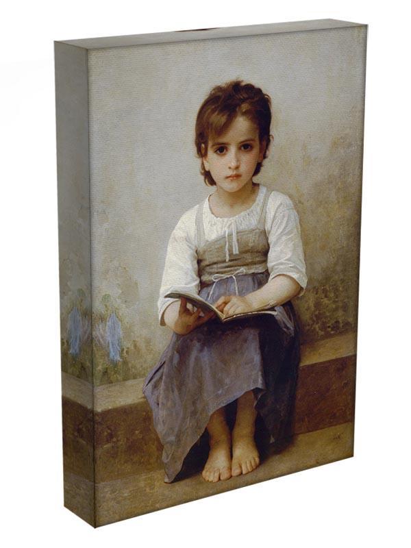 The Difficult Lesson By Bouguereau Canvas Print or Poster - Canvas Art Rocks - 3