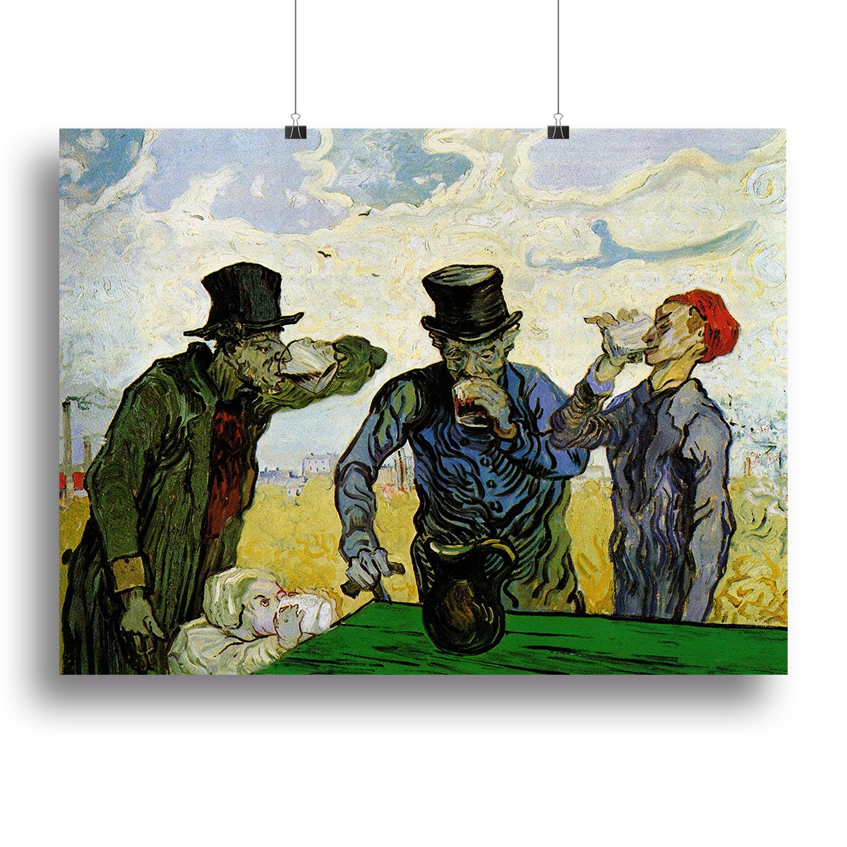The Drinkers by Van Gogh Canvas Print or Poster