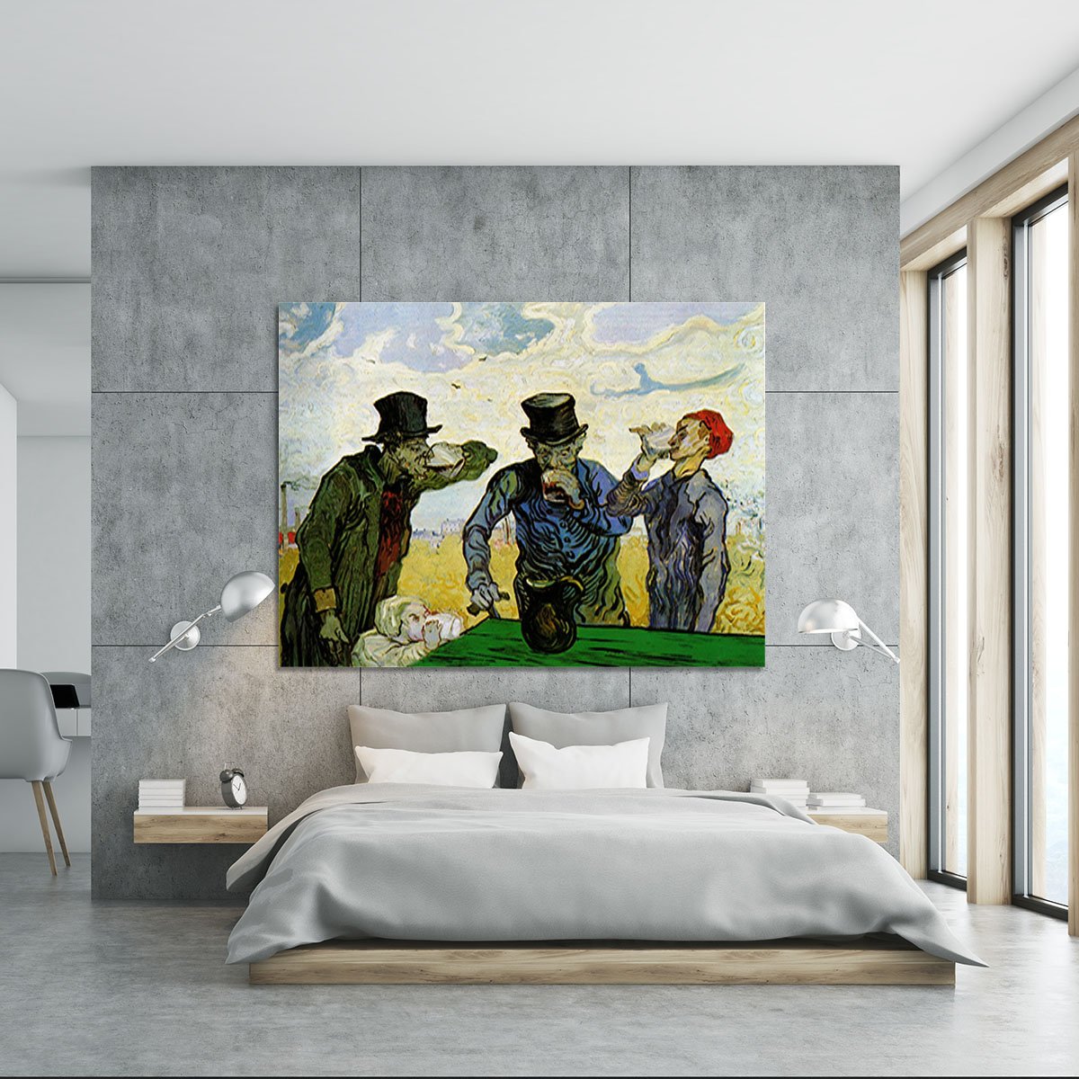 The Drinkers by Van Gogh Canvas Print or Poster