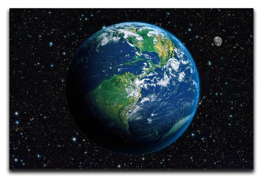 The Earth from space Canvas Print or Poster  - Canvas Art Rocks - 1