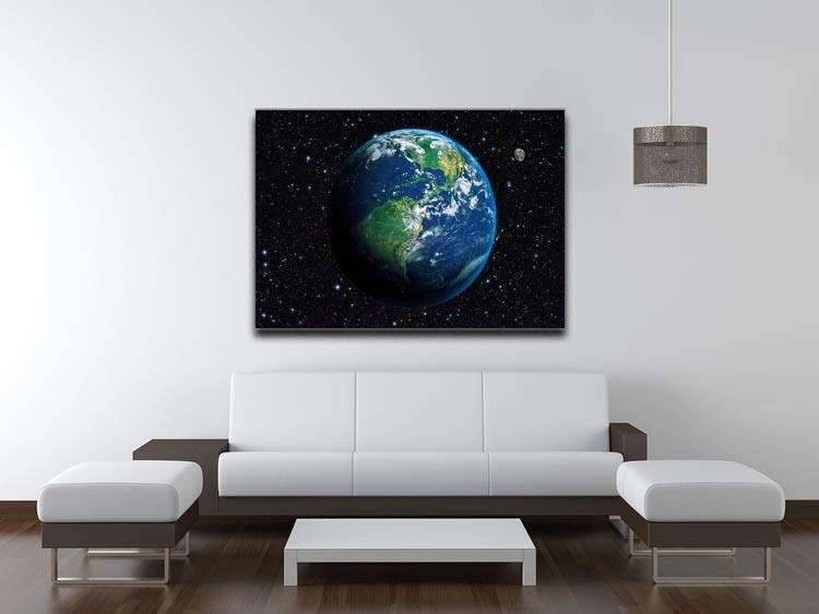 The Earth from space Canvas Print or Poster - Canvas Art Rocks - 4