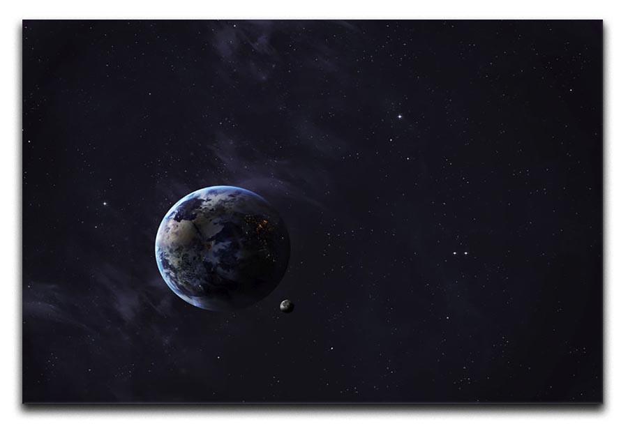 The Earth from space showing all they beauty Canvas Print or Poster  - Canvas Art Rocks - 1