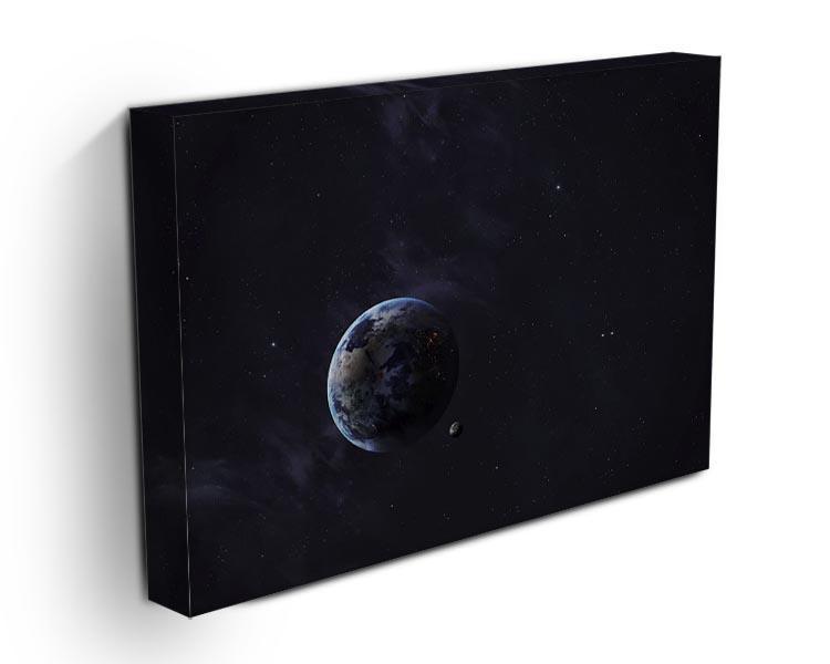 The Earth from space showing all they beauty Canvas Print or Poster - Canvas Art Rocks - 3