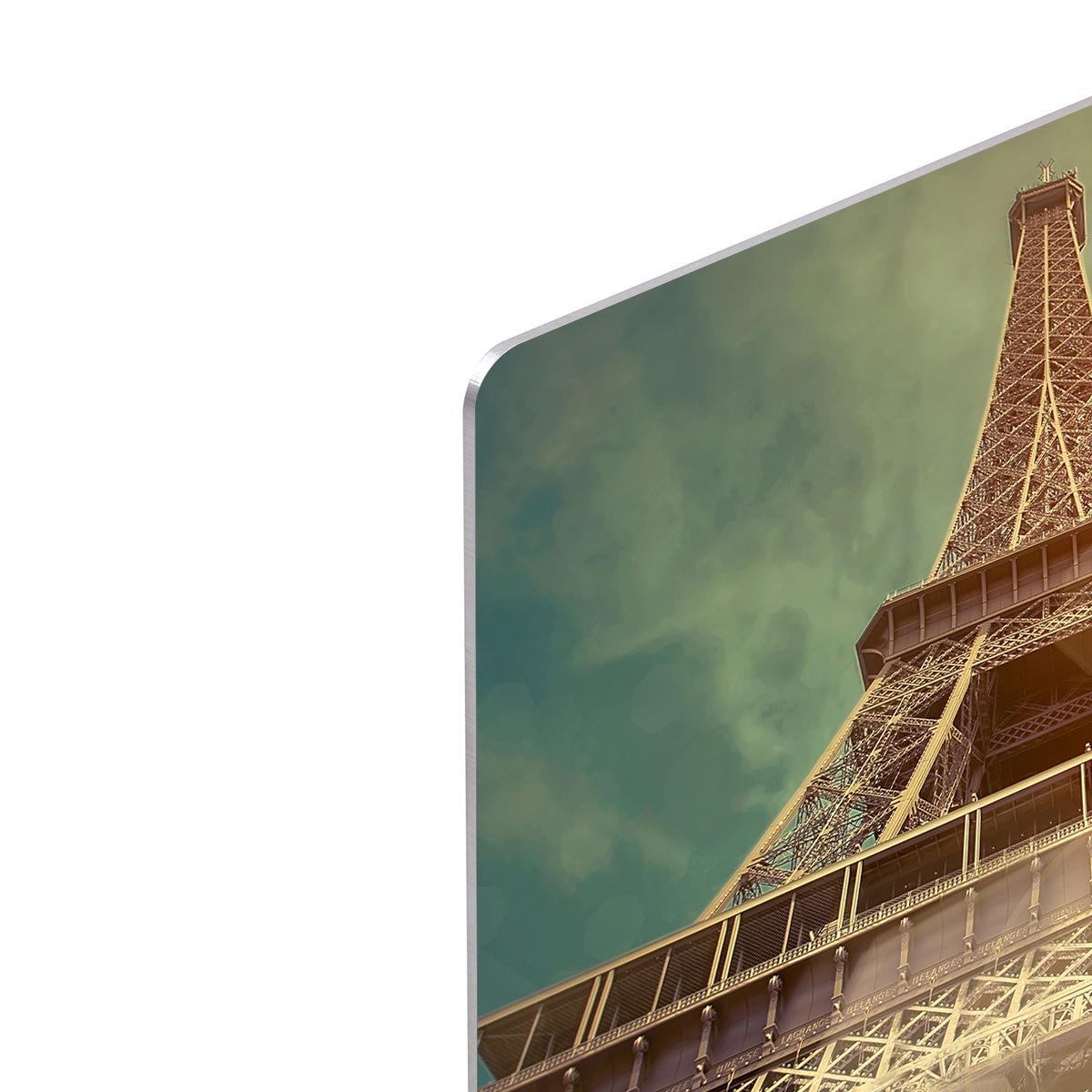 The Eiffel tower under sun light HD Metal Print