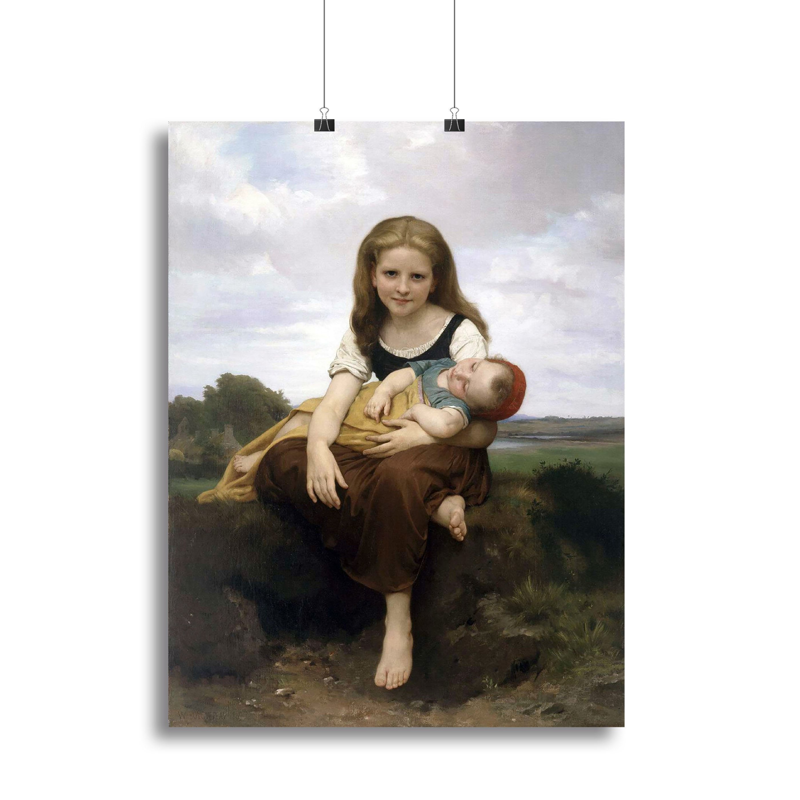 The Elder Sister By Bouguereau Canvas Print or Poster