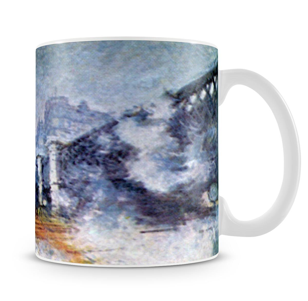 The Europe Bridge Saint Lazare station in Paris by Monet Mug - Canvas Art Rocks - 4