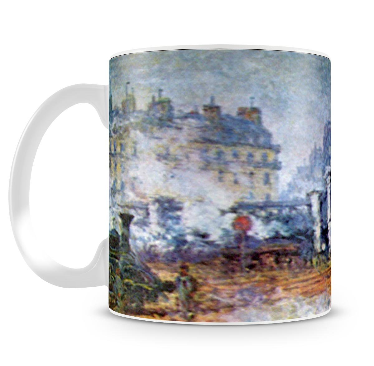 The Europe Bridge Saint Lazare station in Paris by Monet Mug - Canvas Art Rocks - 4