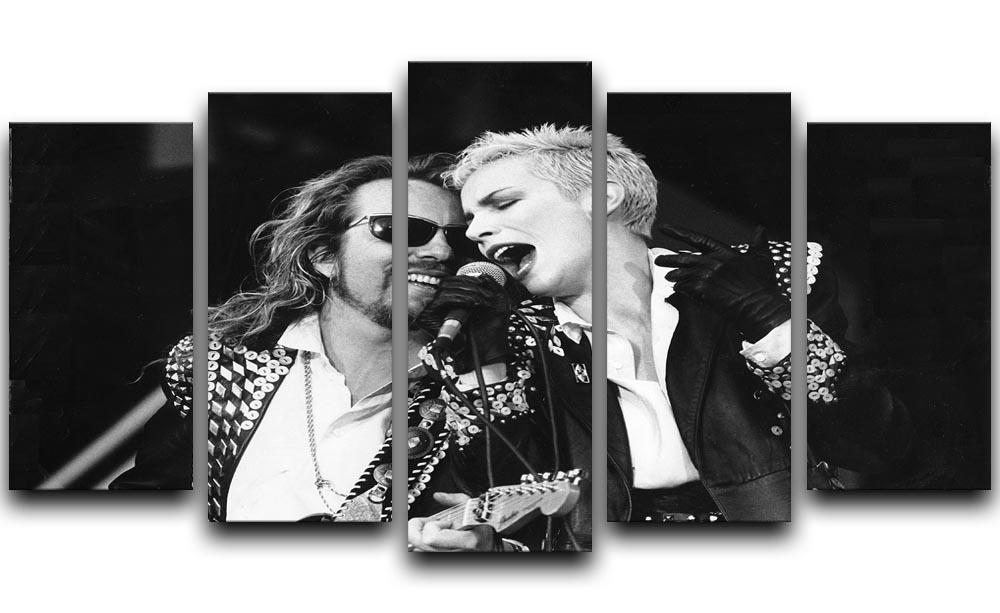 The Eurythmics live 5 Split Panel Canvas  - Canvas Art Rocks - 1