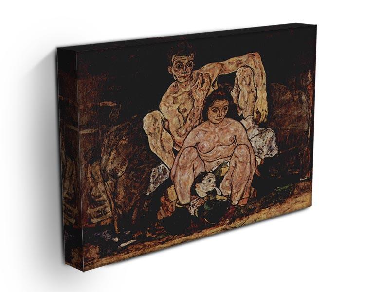 The Family by Egon Schiele Canvas Print or Poster - Canvas Art Rocks - 3