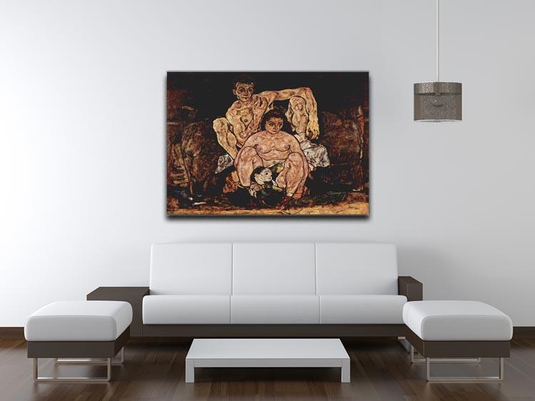 The Family by Egon Schiele Canvas Print or Poster - Canvas Art Rocks - 4