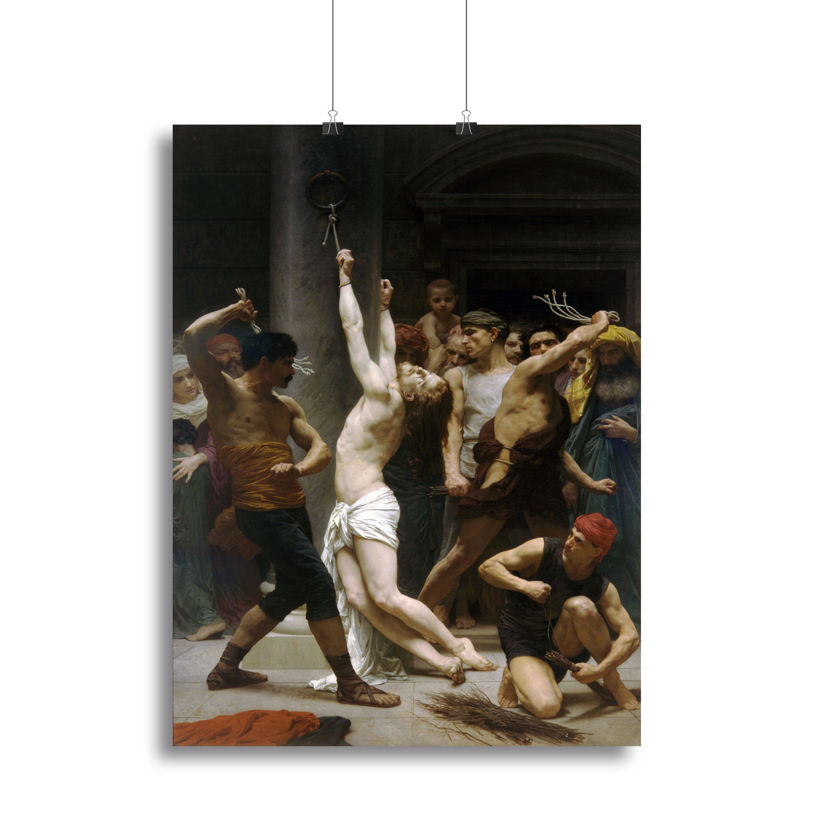 The Flagellation of Our Lord Jesus Christ By Bouguereau Canvas Print or Poster