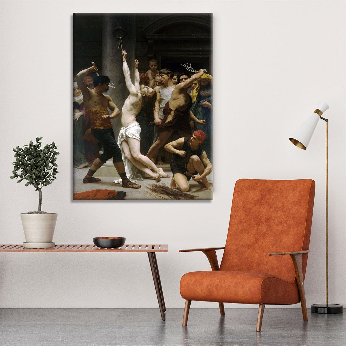 The Flagellation of Our Lord Jesus Christ By Bouguereau Canvas Print or Poster