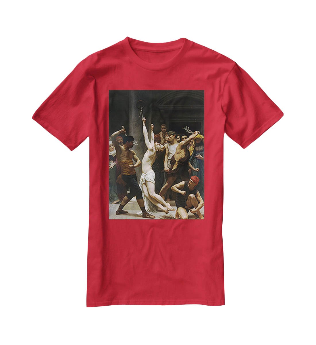 The Flagellation of Our Lord Jesus Christ By Bouguereau T-Shirt - Canvas Art Rocks - 4