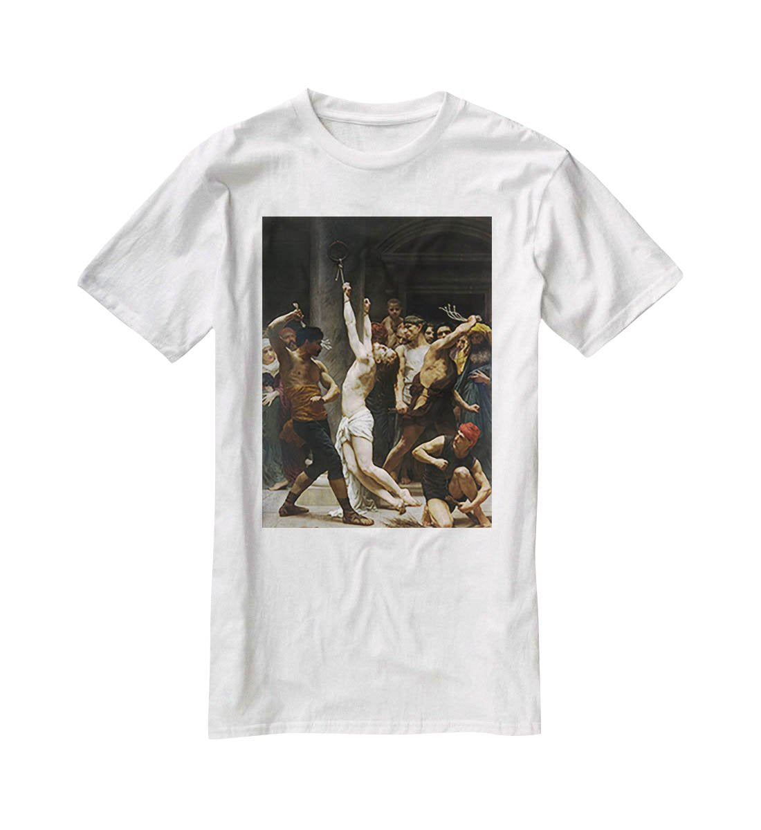 The Flagellation of Our Lord Jesus Christ By Bouguereau T-Shirt - Canvas Art Rocks - 5