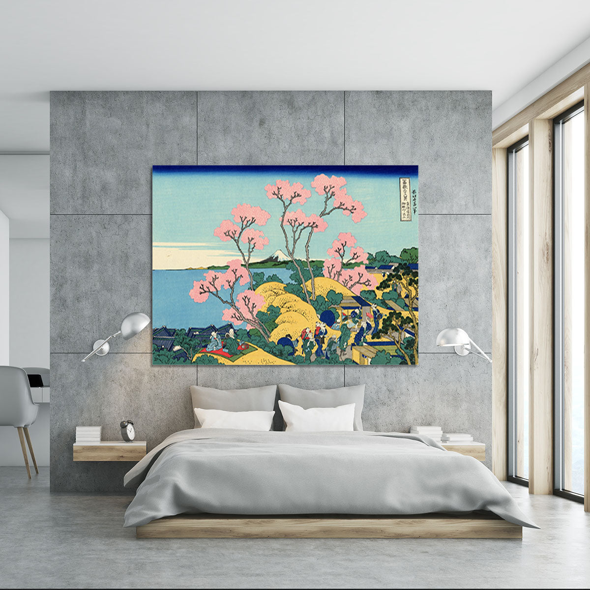 The Fuji from Gotenyama by Hokusai Canvas Print or Poster - Canvas Art Rocks - 5