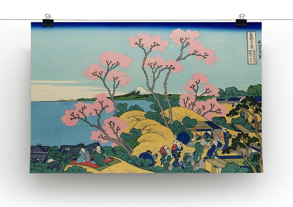 The Fuji from Gotenyama by Hokusai Canvas Print or Poster - Canvas Art Rocks - 2