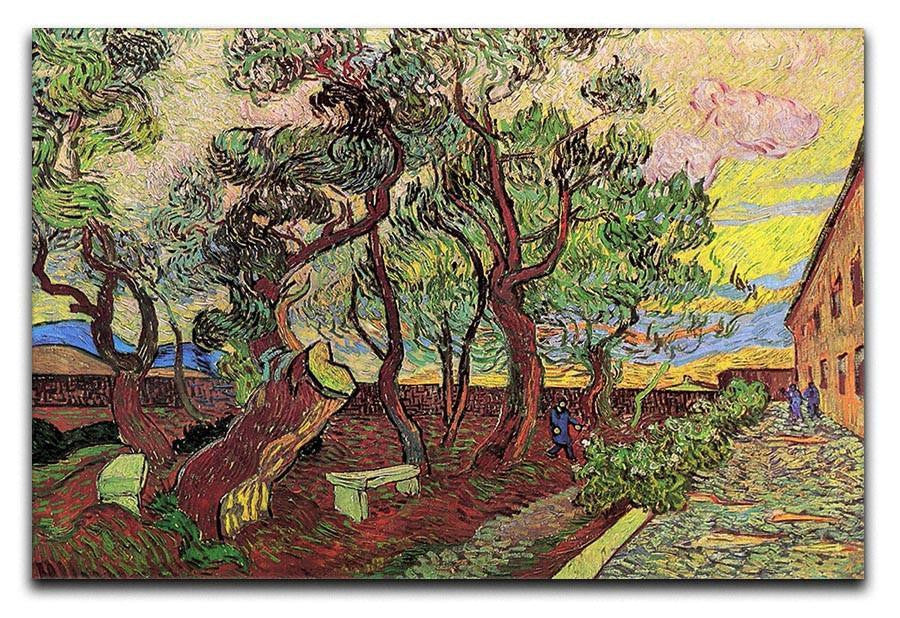 The Garden of Saint-Paul Hospital 3 by Van Gogh Canvas Print & Poster  - Canvas Art Rocks - 1