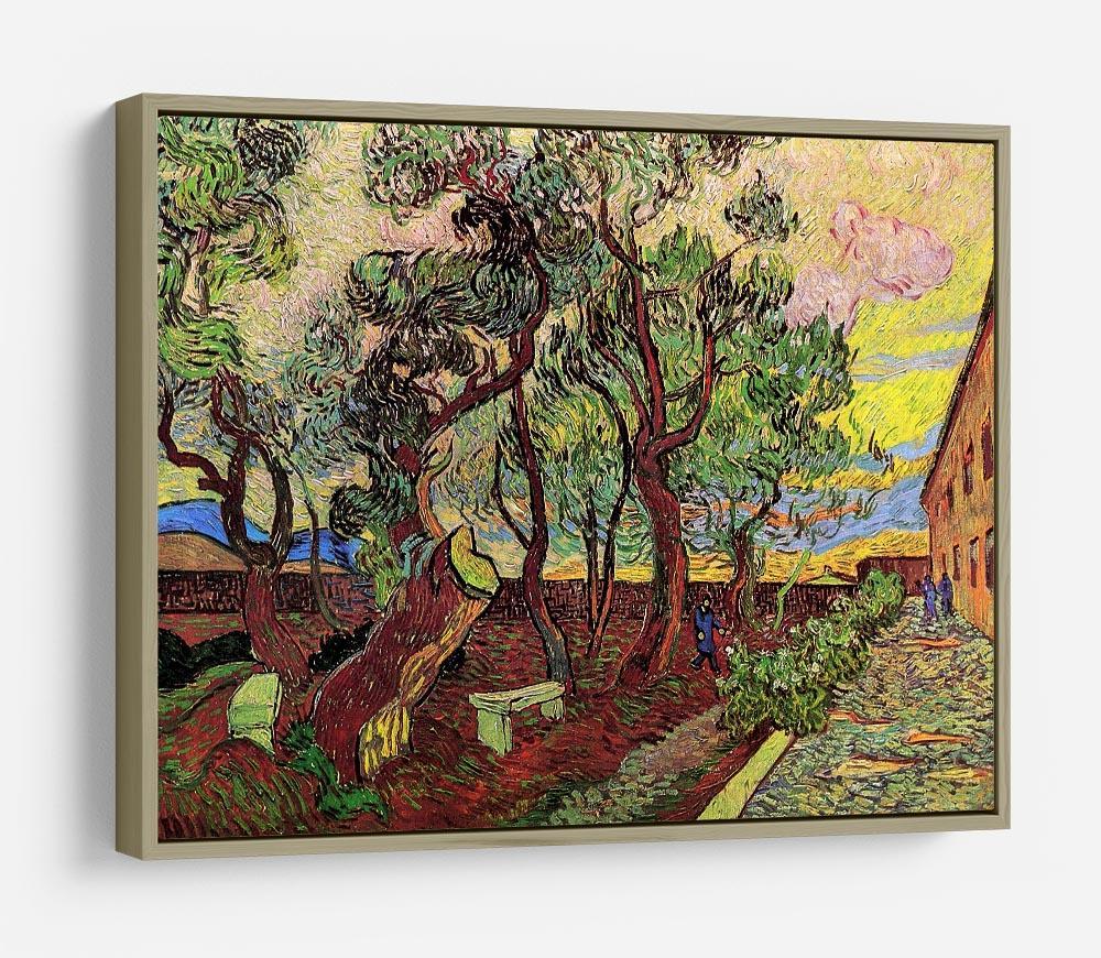 The Garden of Saint-Paul Hospital 3 by Van Gogh HD Metal Print