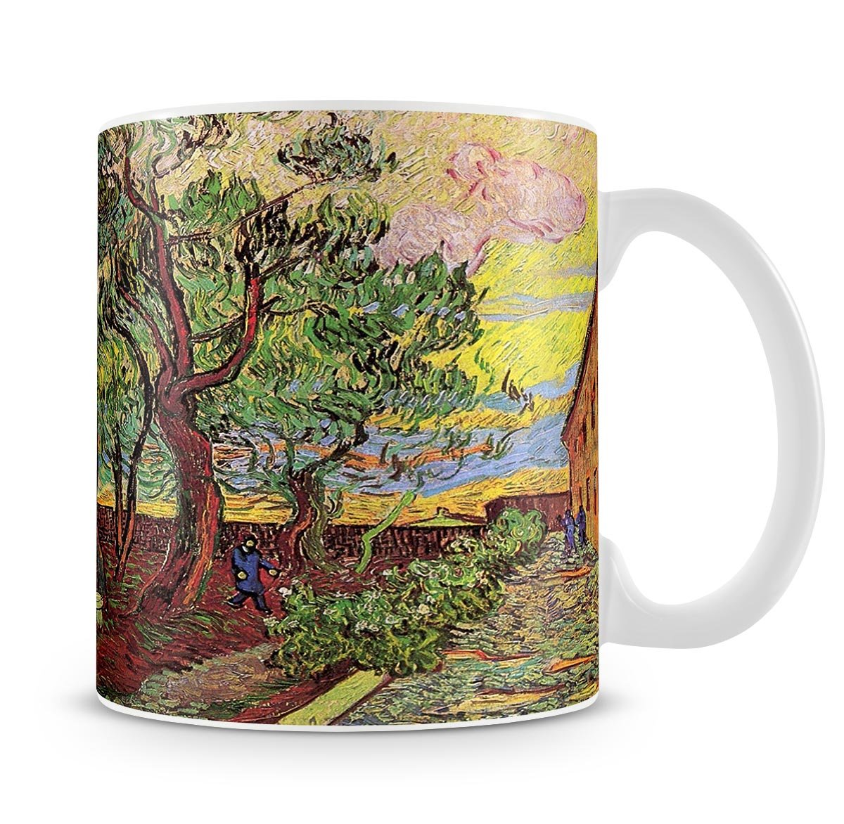 The Garden of Saint-Paul Hospital 3 by Van Gogh Mug - Canvas Art Rocks - 4