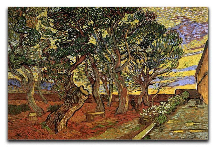 The Garden of Saint-Paul Hospital 4 by Van Gogh Canvas Print & Poster  - Canvas Art Rocks - 1