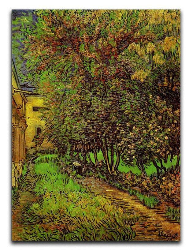The Garden of Saint-Paul Hospital by Van Gogh Canvas Print & Poster  - Canvas Art Rocks - 1