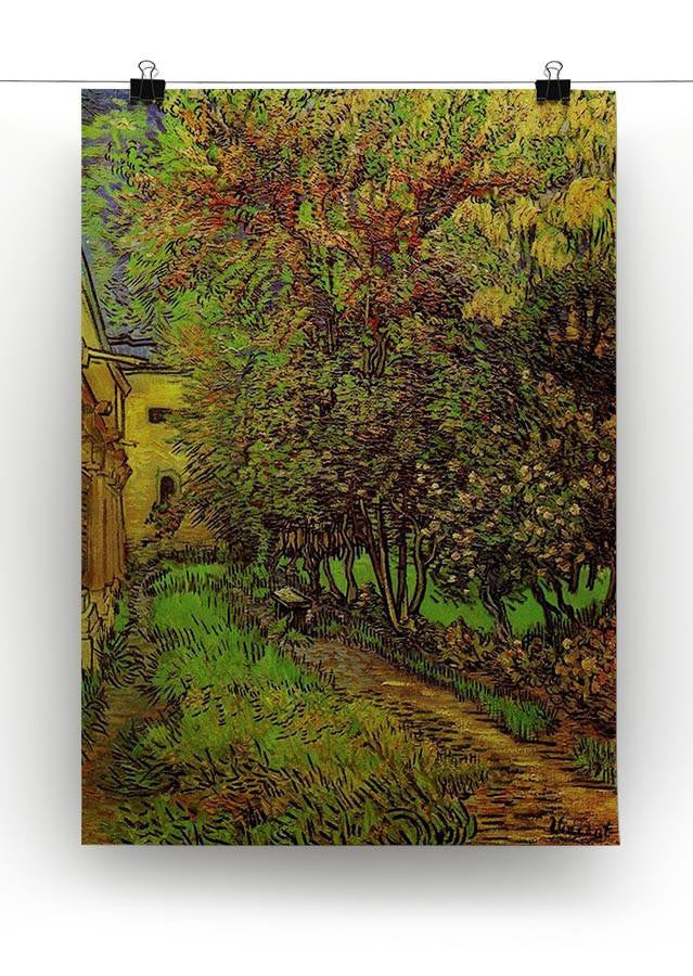 The Garden of Saint-Paul Hospital by Van Gogh Canvas Print & Poster - Canvas Art Rocks - 2