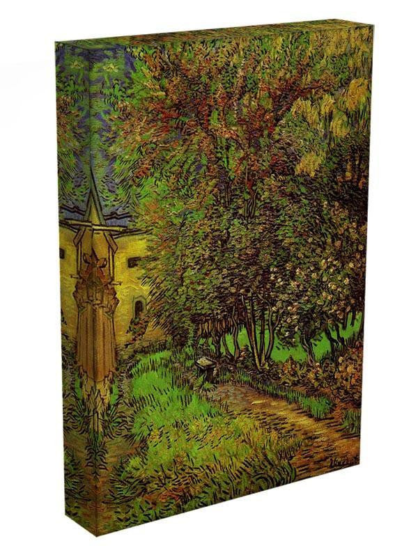 The Garden of Saint-Paul Hospital by Van Gogh Canvas Print & Poster - Canvas Art Rocks - 3