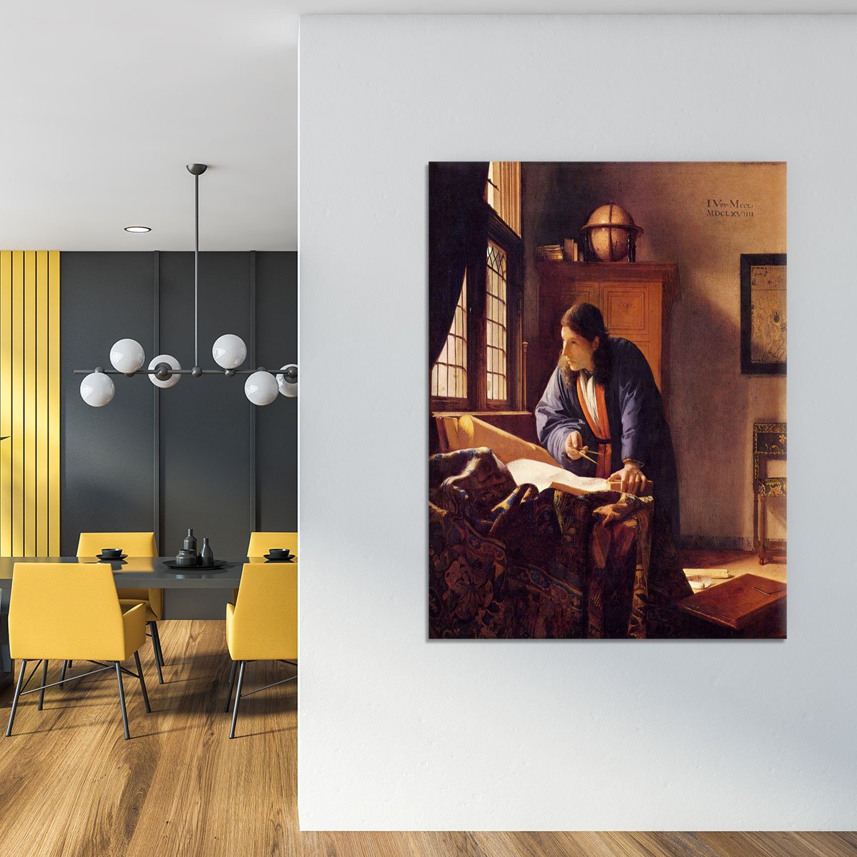 The Geographer by Vermeer Canvas Print or Poster