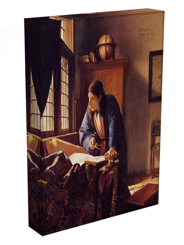 The Geographer by Vermeer Canvas Print or Poster - Canvas Art Rocks - 3